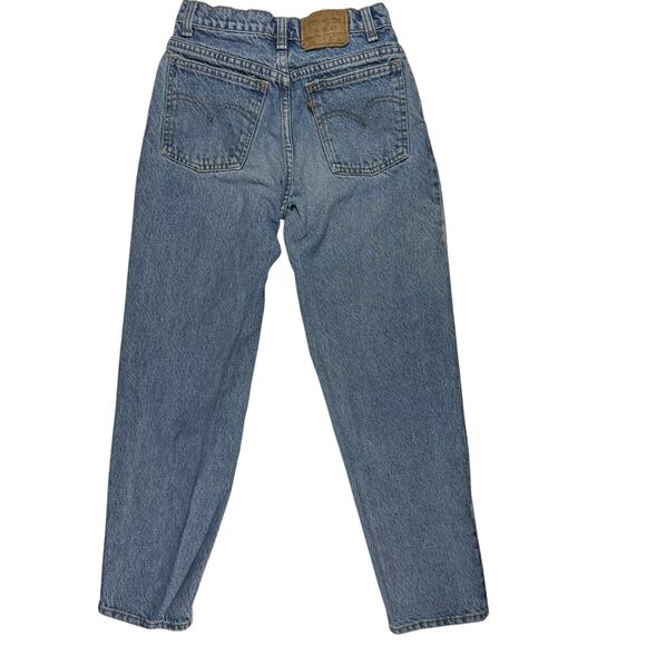 Vintage 80s Levi’s 550 Student Jeans 27 Canada Orange Tab See Measurements - Picture 3 of 8
